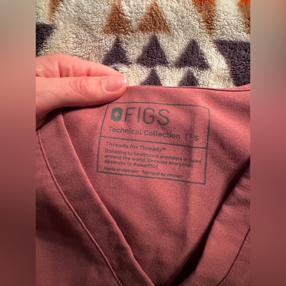 Figs Mauve Catarina Top - Small - Picture 2 of 3